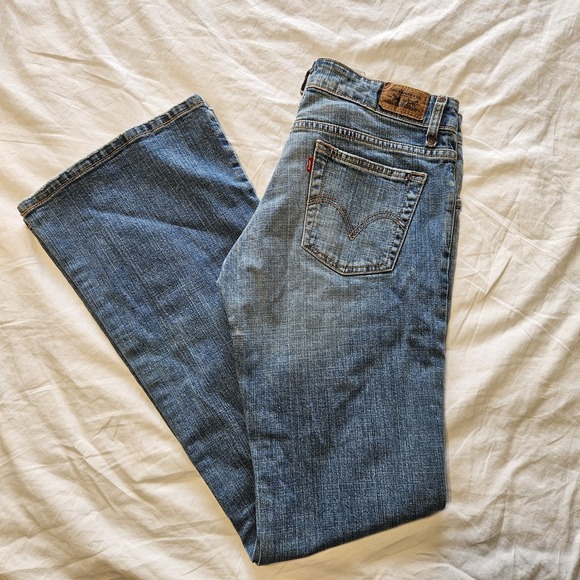 Levi's Denim - Vintage Levis Jeans 537 Low Flare‎ Womens 8 Long Y2k Denim Bootcut
